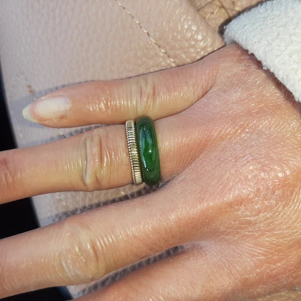 SHAHMINES customer wearing jewelry